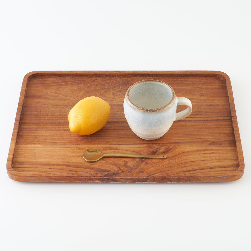 作家 岡洋美 ブルーマグカップ (縦長) 作家 岡洋美 陶磁器作家もの