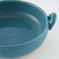 萬古焼 藍窯 グラタン皿(ブルー) 萬古焼 藍窯堀内製陶所 萬古焼