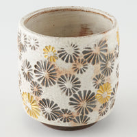 作家 綿島 康浩 白三島手湯吞 作家 綿島康浩 陶磁器作家もの