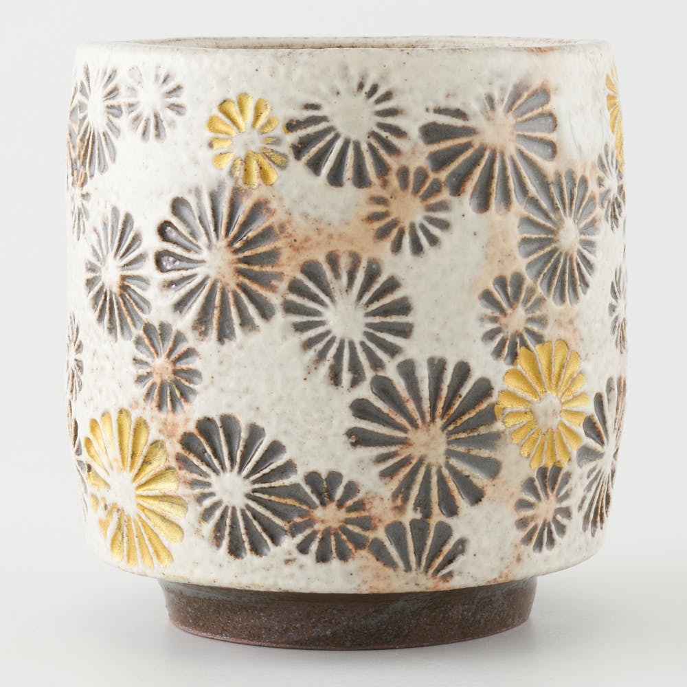 作家 綿島 康浩 白三島手湯吞 作家 綿島康浩 陶磁器作家もの