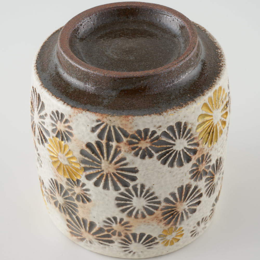 作家 綿島 康浩 白三島手湯吞 作家 綿島康浩 陶磁器作家もの