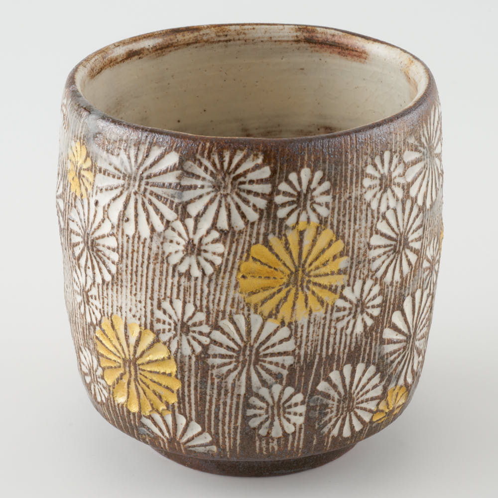 作家 綿島 康浩 三島手湯吞 作家 綿島康浩 陶磁器作家もの