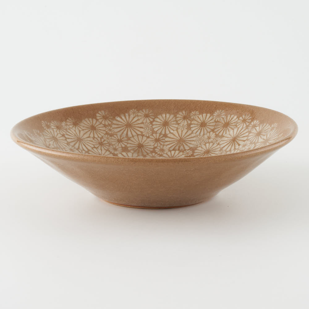 在銘　粉彩　特大　大鉢　直径24.5cm 高さ10cm 在銘 粉彩 特大 大鉢 直径24.5cm 高さ10cm