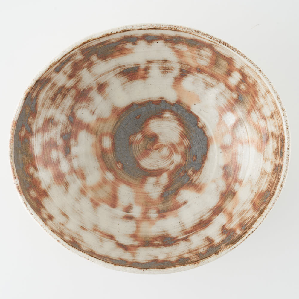 作家 綿島 康浩 白三島手7寸扁鉢 作家 綿島康浩 陶磁器作家もの