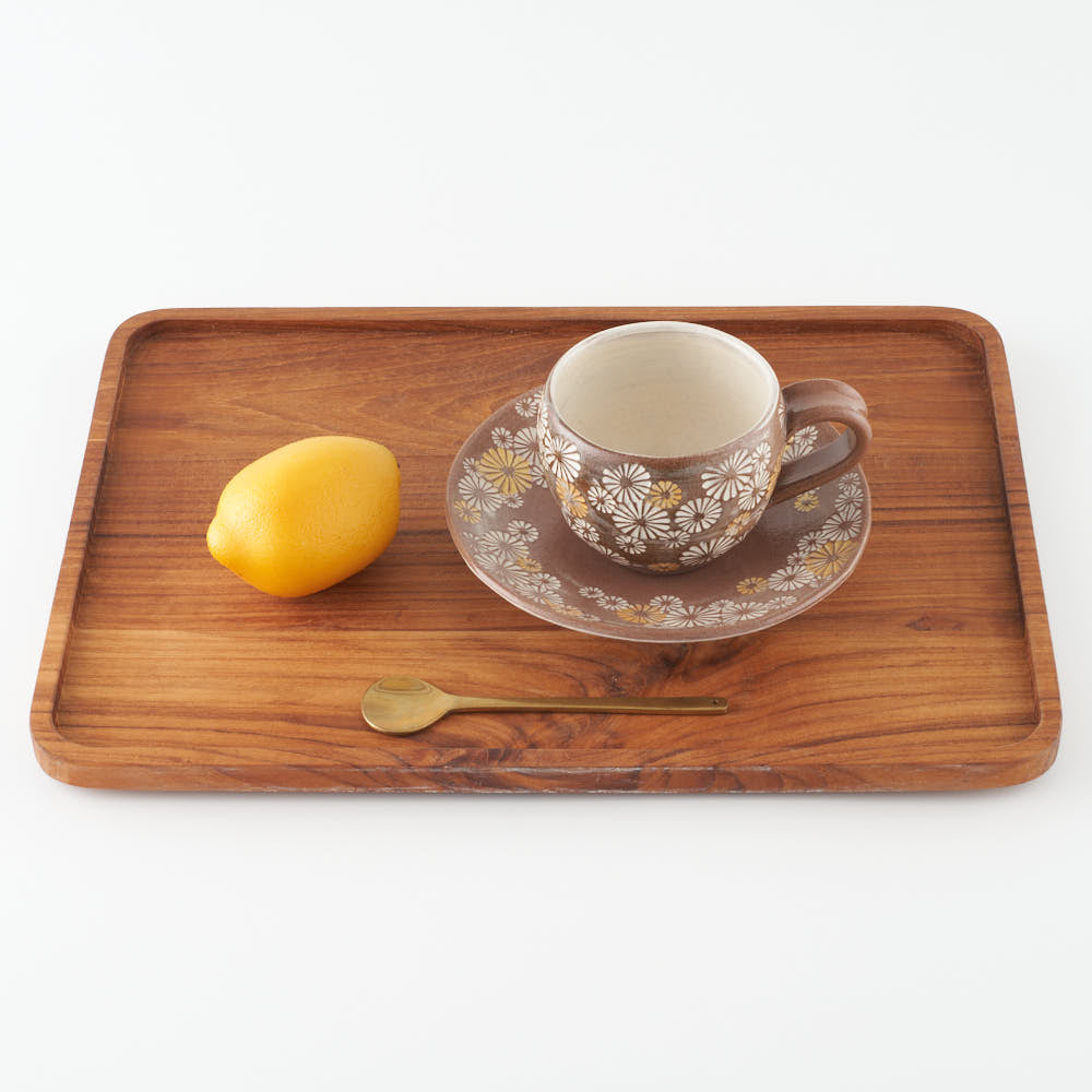 作家 綿島 康浩 三島手カップ&ソーサー ¥6,600 大人の焼き物