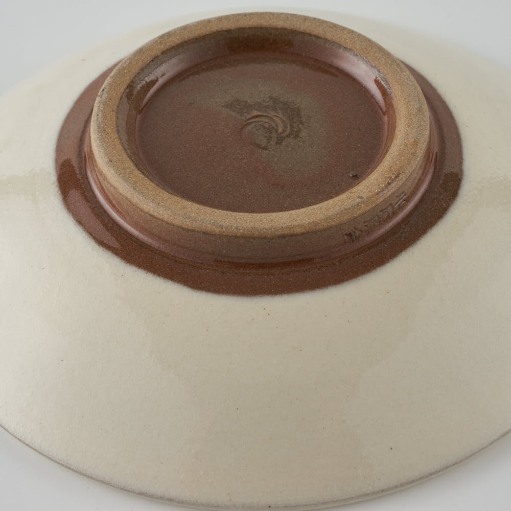 小石原焼 柳瀬窯元 傳 四寸皿 (茶呉須) 小石原焼 柳瀬窯元 小石原焼