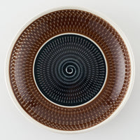 小石原焼 柳瀬窯元 七寸深皿 (呉須) 小石原焼 柳瀬窯元 小石原焼