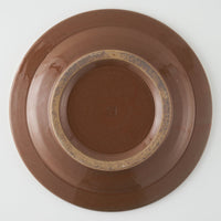 小石原焼 柳瀬窯元 リム付平皿 中 (草紋) 小石原焼 柳瀬窯元 小石原焼