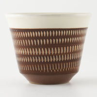 小石原焼 柳瀬窯元 傳 杯/小 (茶呉須) 小石原焼 柳瀬窯元 小石原焼