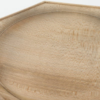 作家 鈴木潤吾 オクトゴナルプレート6寸 楓鉄染 作家 鈴木潤吾 木工もの