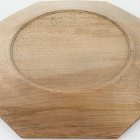 作家 鈴木潤吾 オクトゴナルプレート6寸 楓鉄染 作家 鈴木潤吾 木工もの