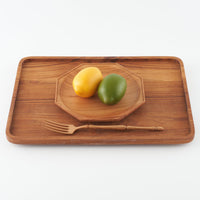 作家 鈴木潤吾 オクトゴナルプレート6寸 山桜 作家 鈴木潤吾 木工もの