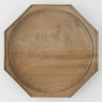 作家 鈴木潤吾 オクトゴナルプレート7寸 楓鉄染 作家 鈴木潤吾 木工もの