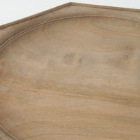 作家 鈴木潤吾 オクトゴナルプレート7寸 楓鉄染 作家 鈴木潤吾 木工もの