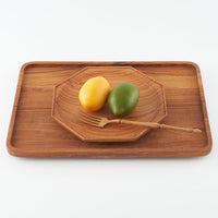 作家 鈴木潤吾 オクトゴナルプレート7寸 山桜 作家 鈴木潤吾 木工もの