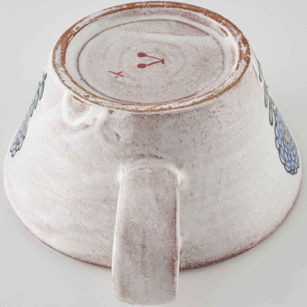 作家 長浜由起子 ブルーデイジー スープカップ 作家 長浜由起子 陶磁器作家もの