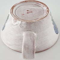 作家 長浜由起子 ブルーデイジー スープカップ 作家 長浜由起子 陶磁器作家もの