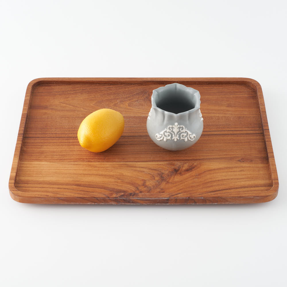 作家 杉沼里美 盛上白泥紋様カップ・濃グレイ 作家 杉沼里美 陶磁器作家もの