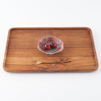 作家 亀井紀子 紅彩 レリーフ 三寸鉢 作家 亀井紀子 陶磁器作家もの