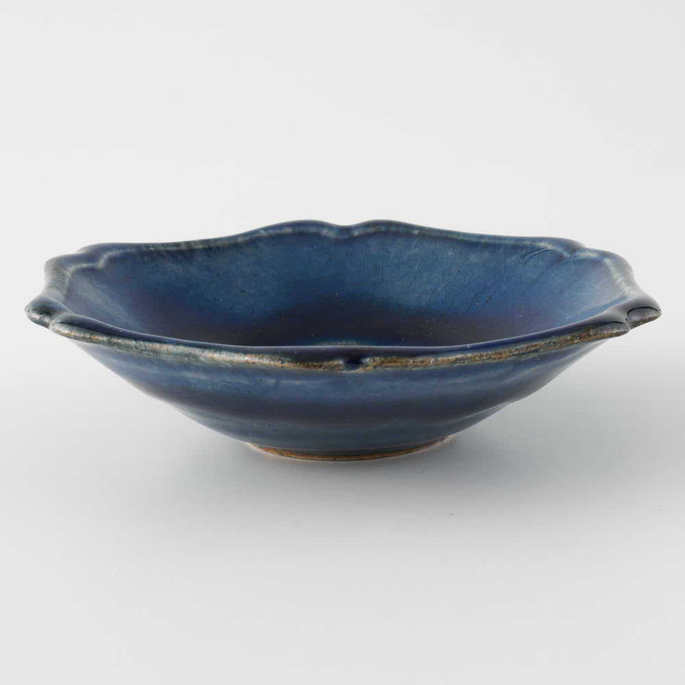 作家 亀井紀子 青彩 レリーフ 三寸鉢 ¥2,200 大人の焼き物