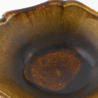 作家 亀井紀子 琥珀彩 レリーフ 三寸鉢 作家 亀井紀子 陶磁器作家もの