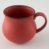 玉有 FD渕錆赤マット アロママグ 玉有 陶磁器作家もの