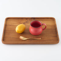 玉有 FD渕錆赤マット アロママグ 玉有 陶磁器作家もの
