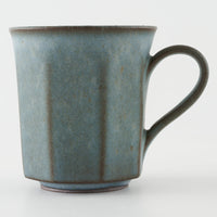 作家 鯨井円美 八面カップ ブルー