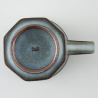 作家 鯨井円美 八面カップ ブルー