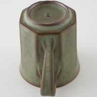 作家 鯨井円美 八面カップ オリーブ