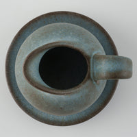 作家 鯨井円美 ミルクピッチャー ブルー