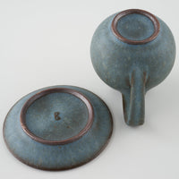 作家 鯨井円美 ミルクピッチャー ブルー