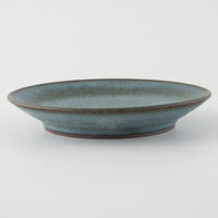 作家 鯨井円美 5寸皿 ブルー