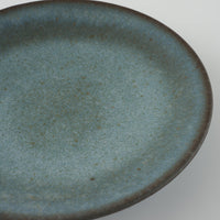 作家 鯨井円美 5寸皿 ブルー