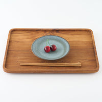 作家 鯨井円美 5寸皿 ブルー