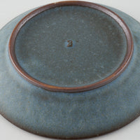 作家 鯨井円美 5寸皿 ブルー