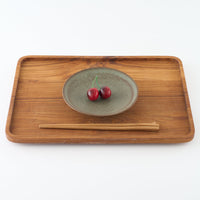 作家 鯨井円美 5寸皿 オリーブ