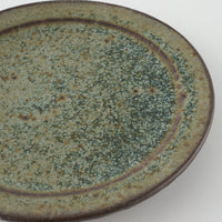 作家 鯨井円美 5寸リム皿 群青