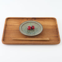 作家 鯨井円美 5寸リム皿 群青