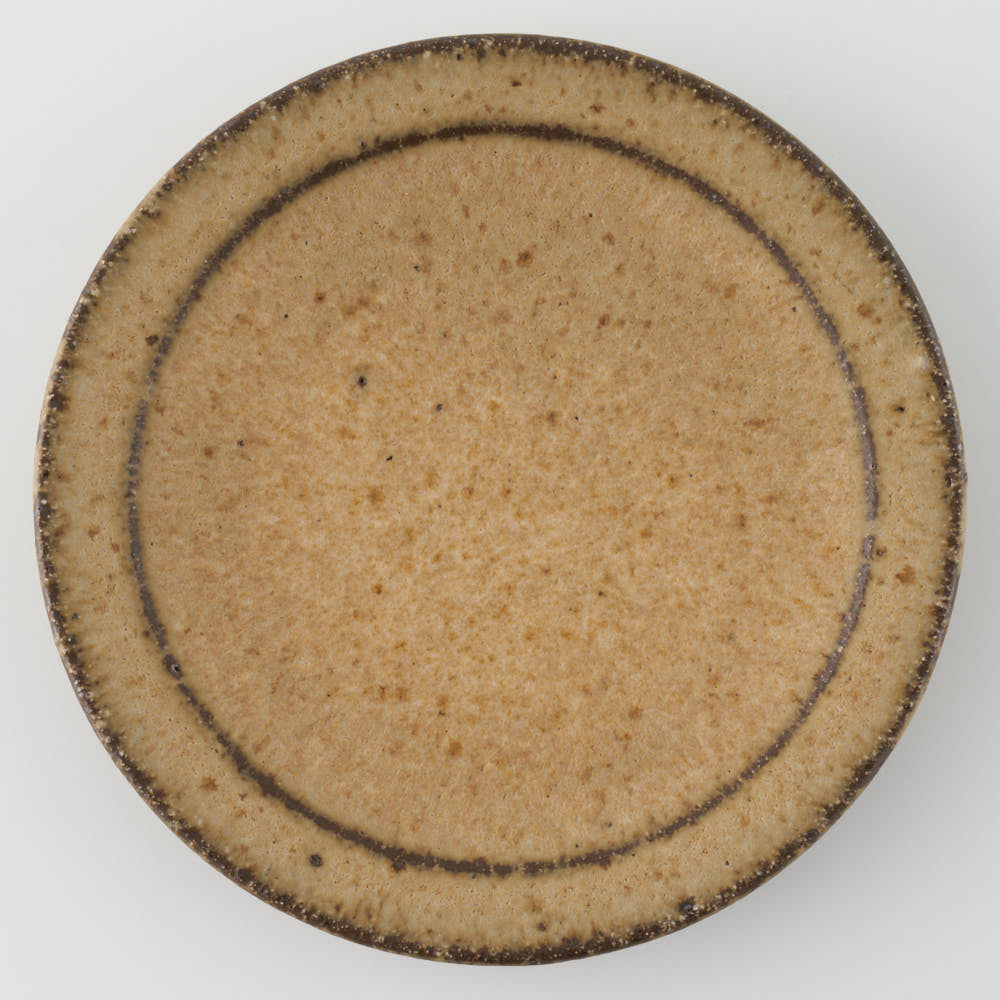 作家 鯨井円美 5寸リム皿 ピンクベージュ ¥3,300 大人の焼き物