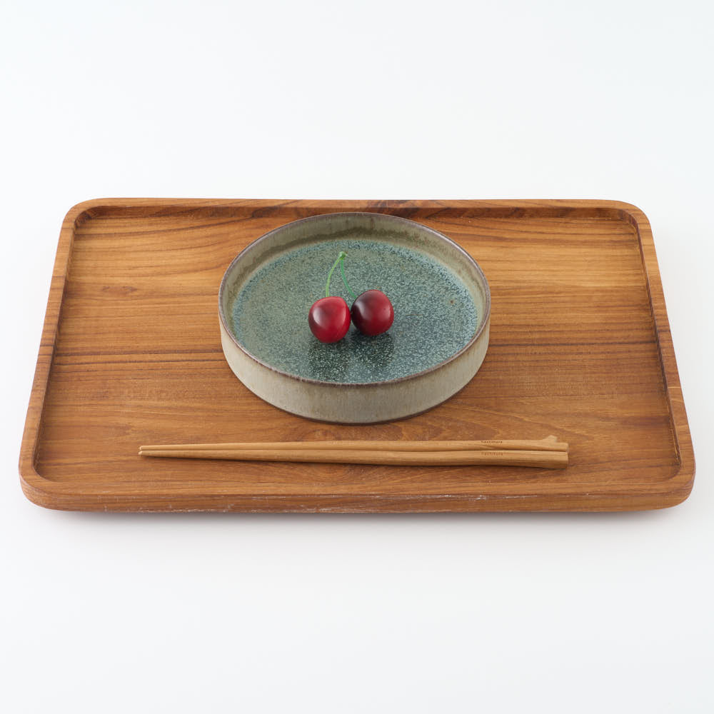 作家 鯨井円美 5寸菓子皿 群青 ¥3,300 大人の焼き物