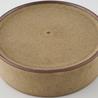 作家 鯨井円美 6寸どら鉢 ピンクベージュ