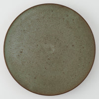 作家 鯨井円美 7寸フラットプレート オリーブ