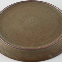 作家 鯨井円美 7寸フラットプレート オリーブ