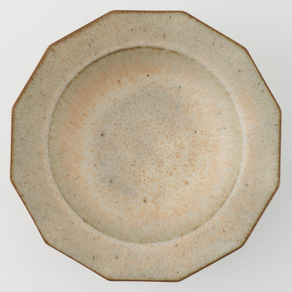 作家 鯨井円美 7寸リム鉢 砂緋(すなひ)