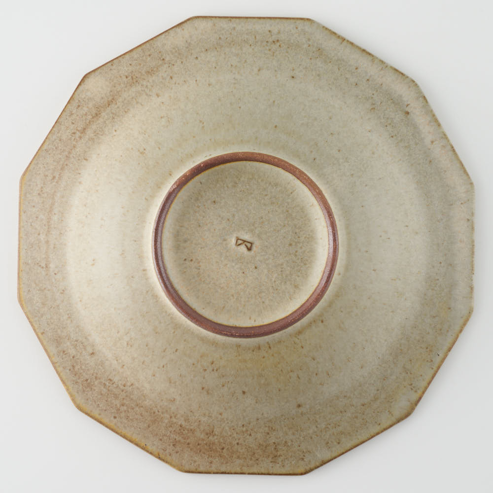 作家 鯨井円美 7寸リム鉢 砂緋(すなひ)