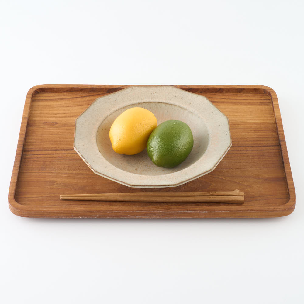 作家 鯨井円美 7寸リム鉢 砂緋(すなひ)