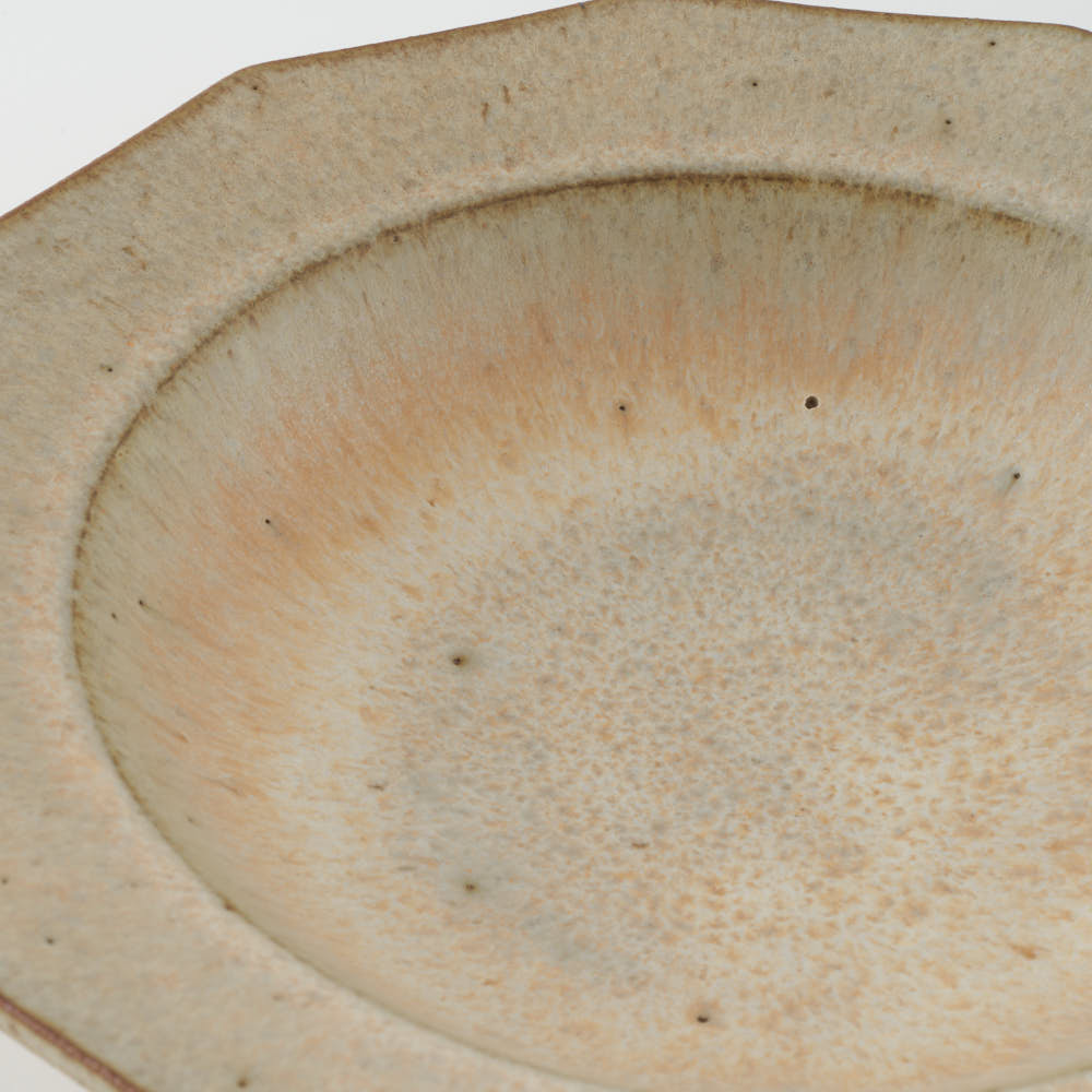 作家 鯨井円美 7寸リム鉢 砂緋(すなひ)