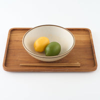 作家 鯨井円美 切り返しボウル ピンクベージュ