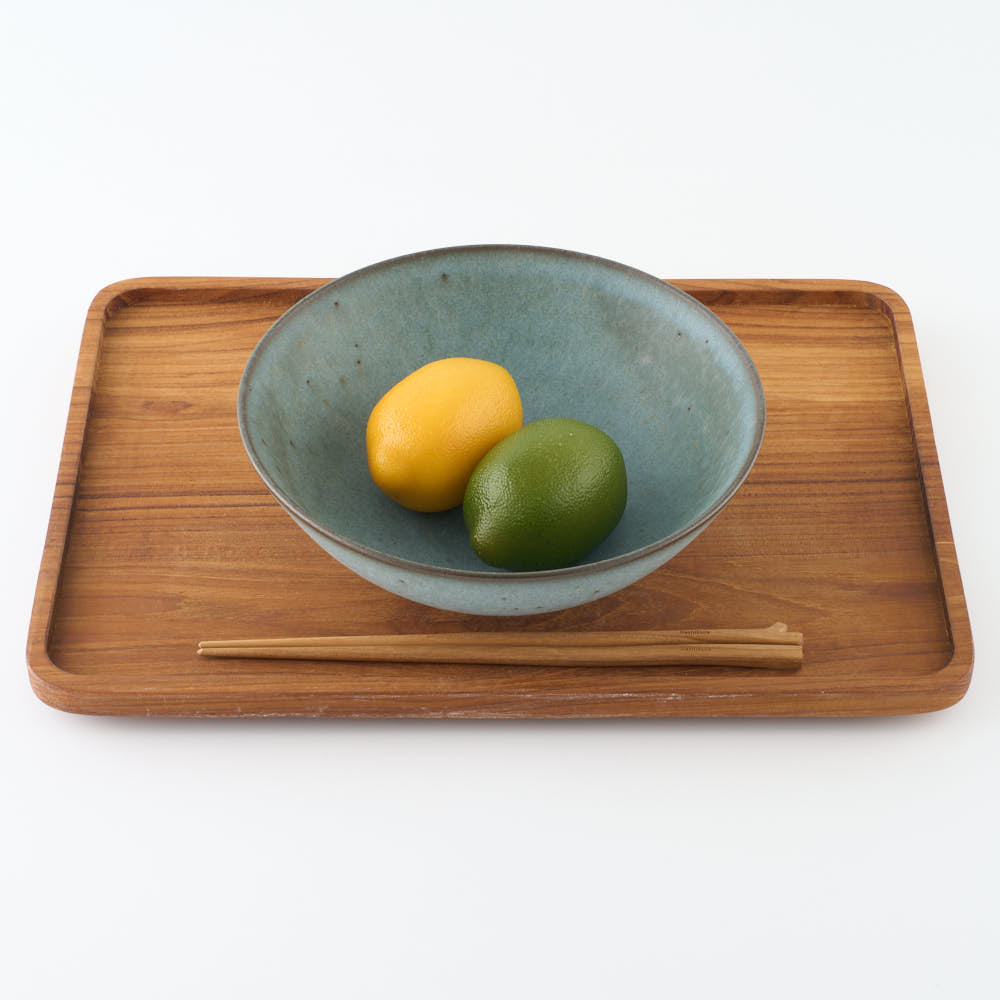 作家 鯨井円美 鉢 ブルー ¥5,500 大人の焼き物